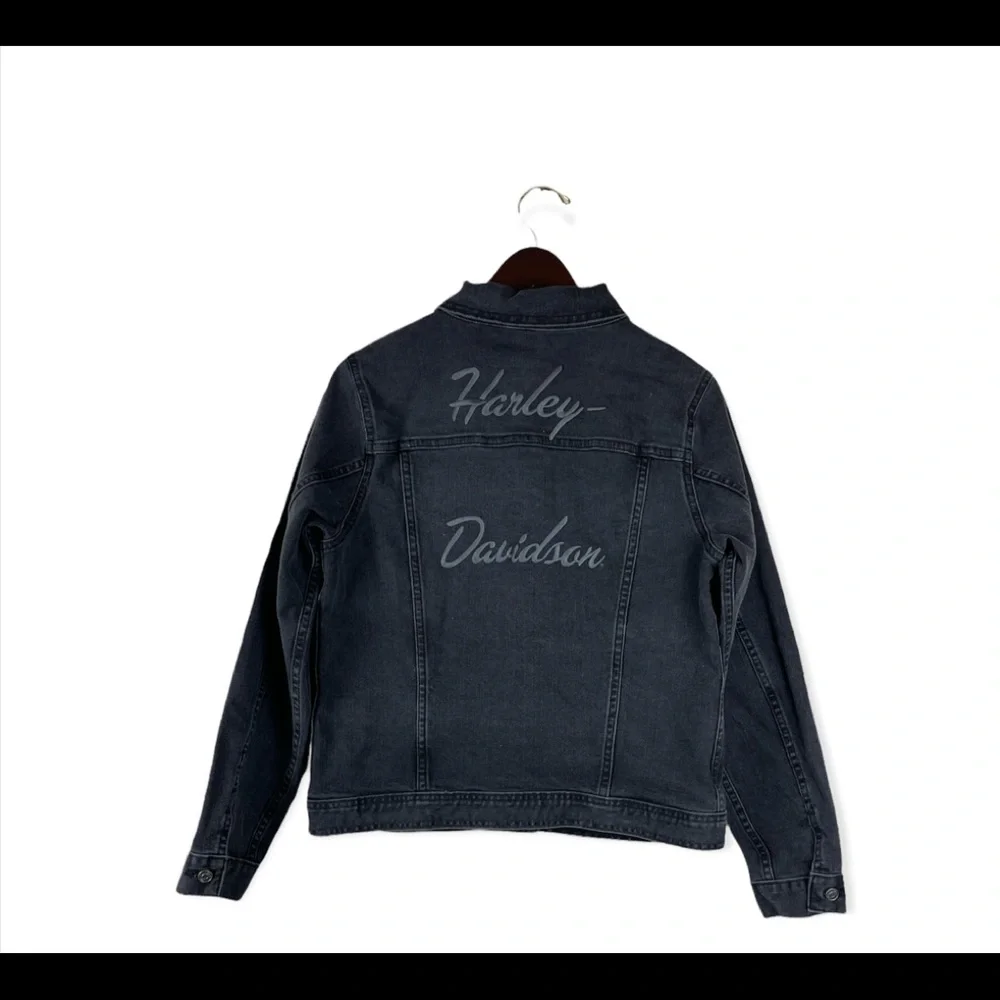 Harley-Davidson Women's Black Denim Jacket
